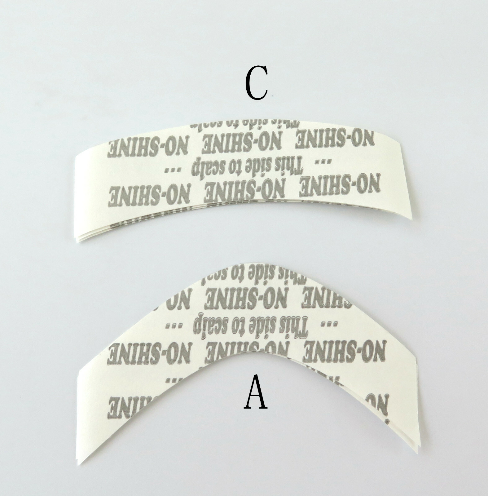 Walker No Shine Tape for Hair System Lace Wigs Toupee Hair Contour Shape “A” “C”