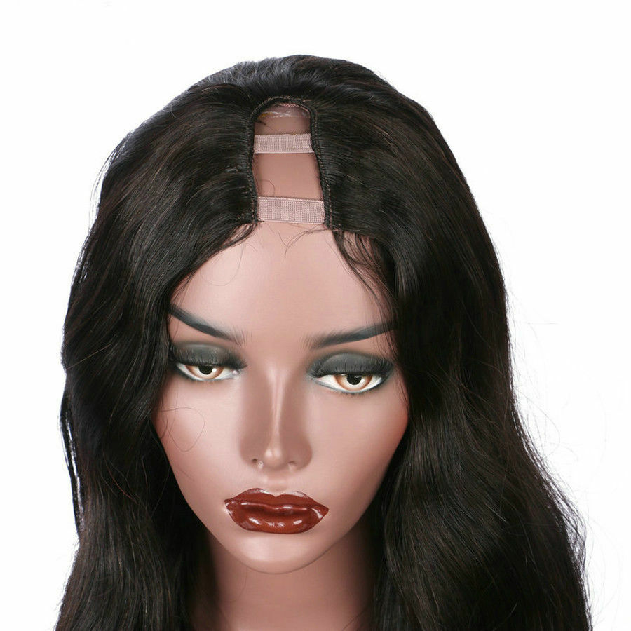 Body Wave U Part Human Hair Wigs 180% Density Brazilian Virgin Hair U Part Wigs