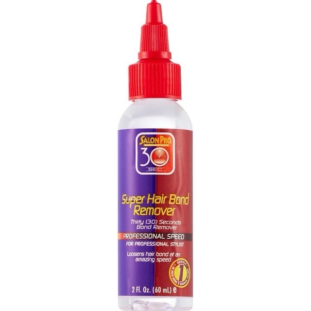 Salon Pro 30 Sec Super Hair Bond Glue & Remover Oil Set 1oz Glue 2oz Remover