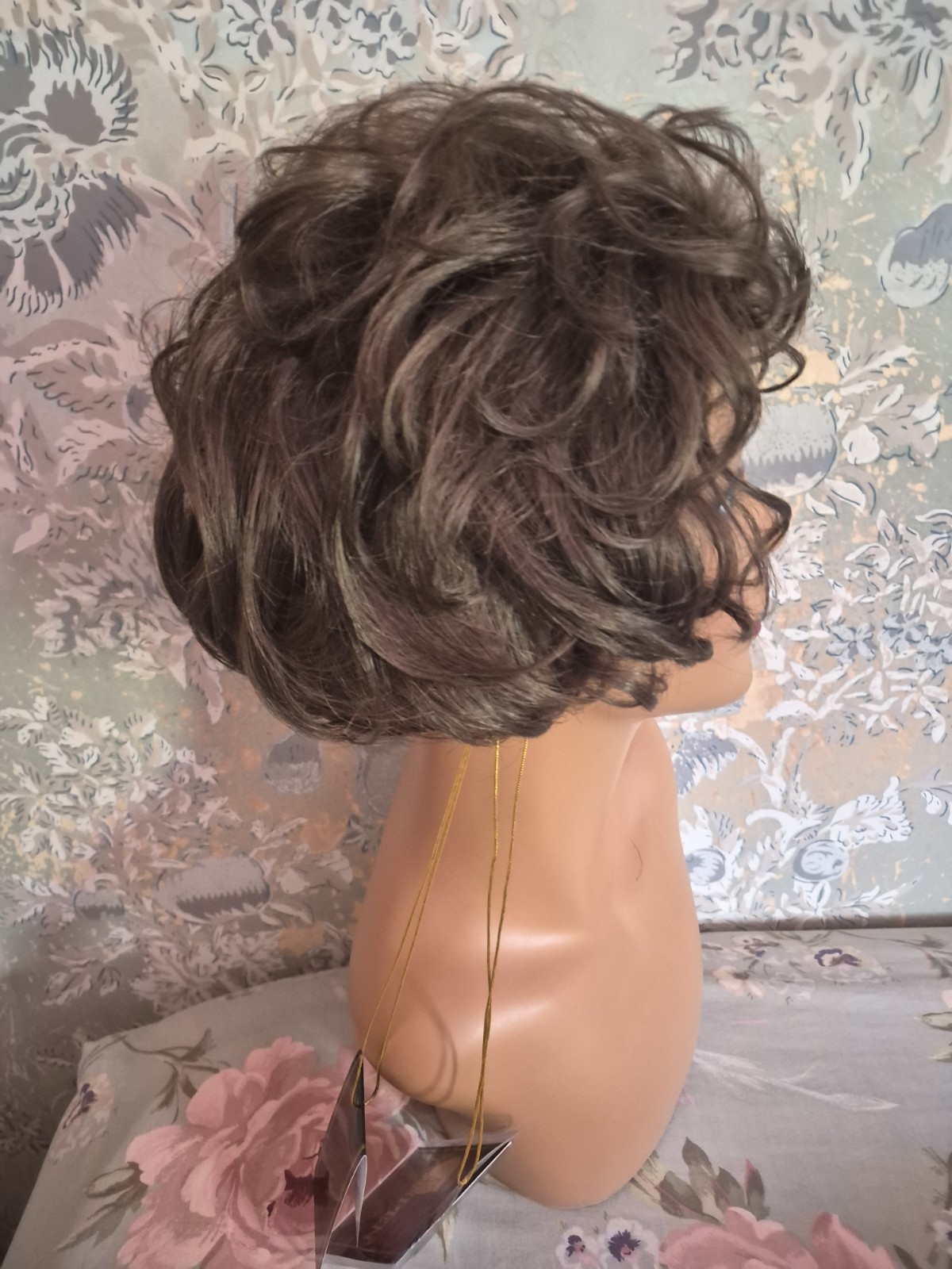 Aspen C-250 Sassy Curly Synthetic Wig Classic Cap Free-Part Dark/Med Brown 6/8R