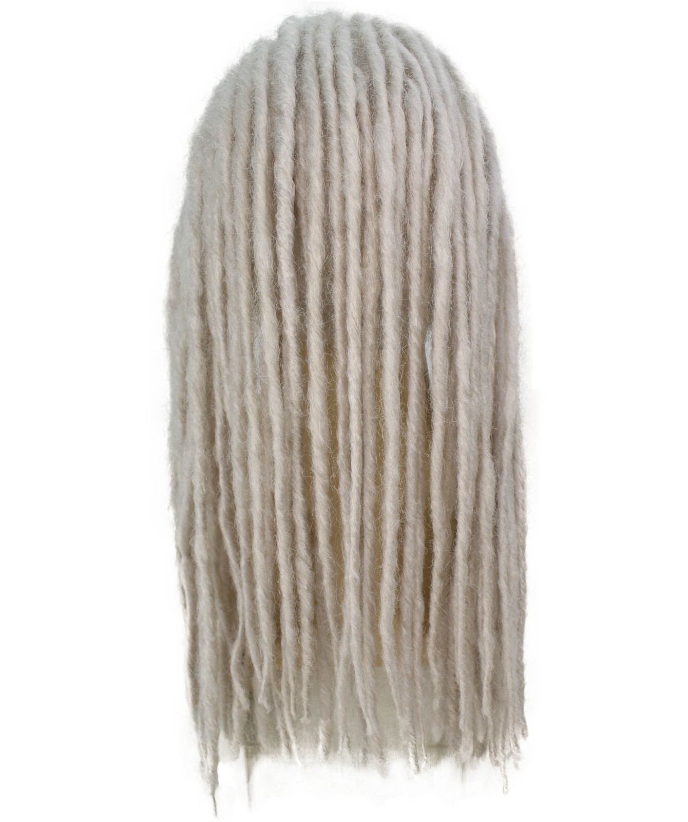Adult Men’s Fantasy TV Series Dragon House Silver Blonde Dreadlock Wig, HM-1519