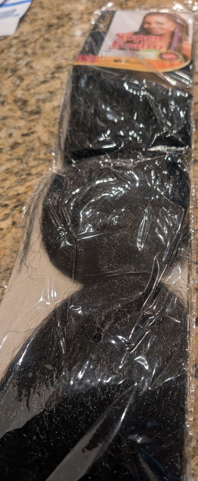 Bijoux Beauty Elements Braiding Hair Realistic Super Jumbo Braid Color 1B
