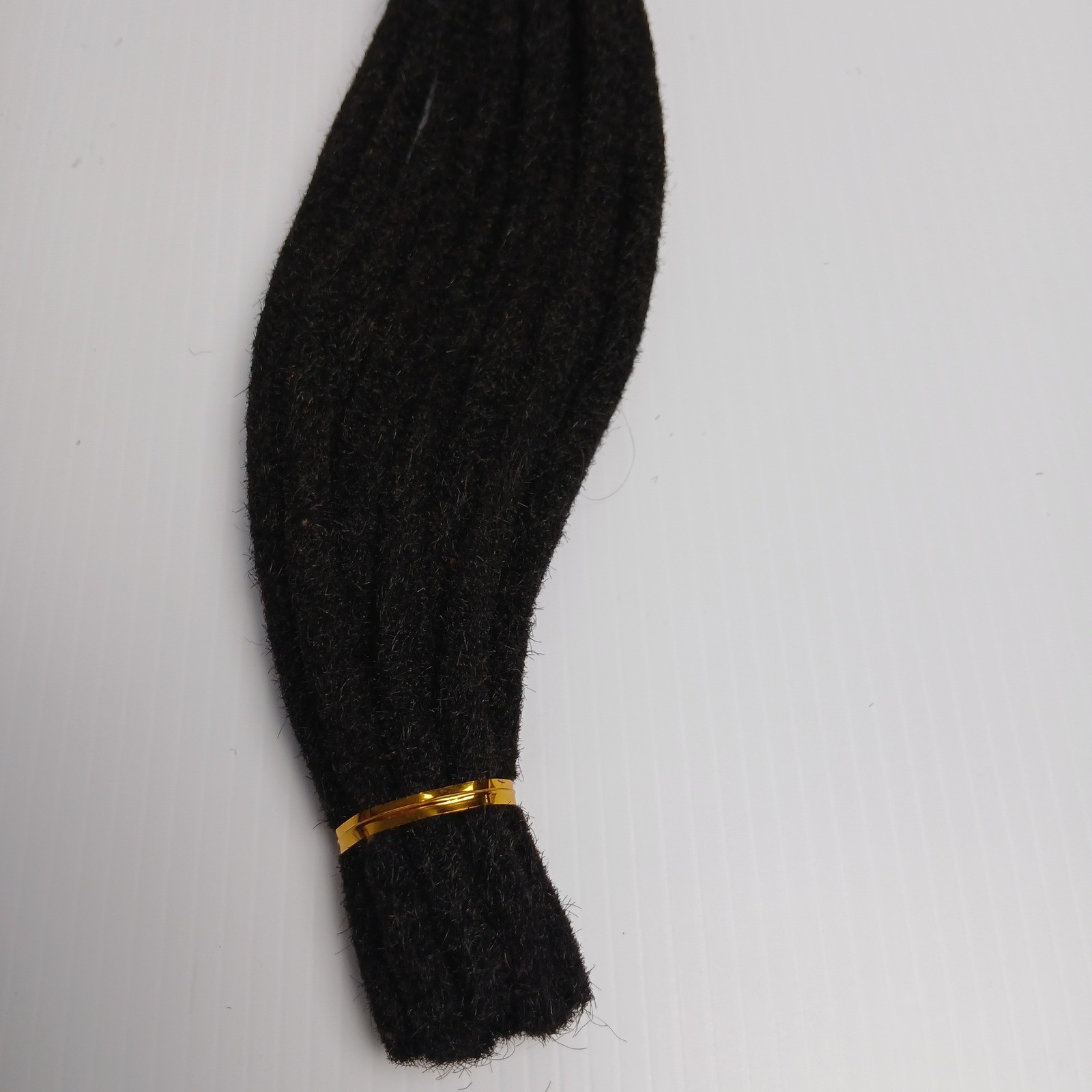 100% Human Hair Dreadlock Extensions 0.6cm Width 12 Inch 30 Strands Natural
