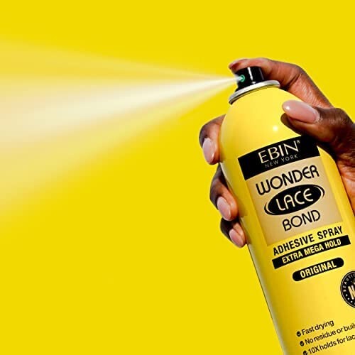 Ebin New York Wonder Lace Bond Adhesive Spray Hold Active/Daily Use 14.2 oz