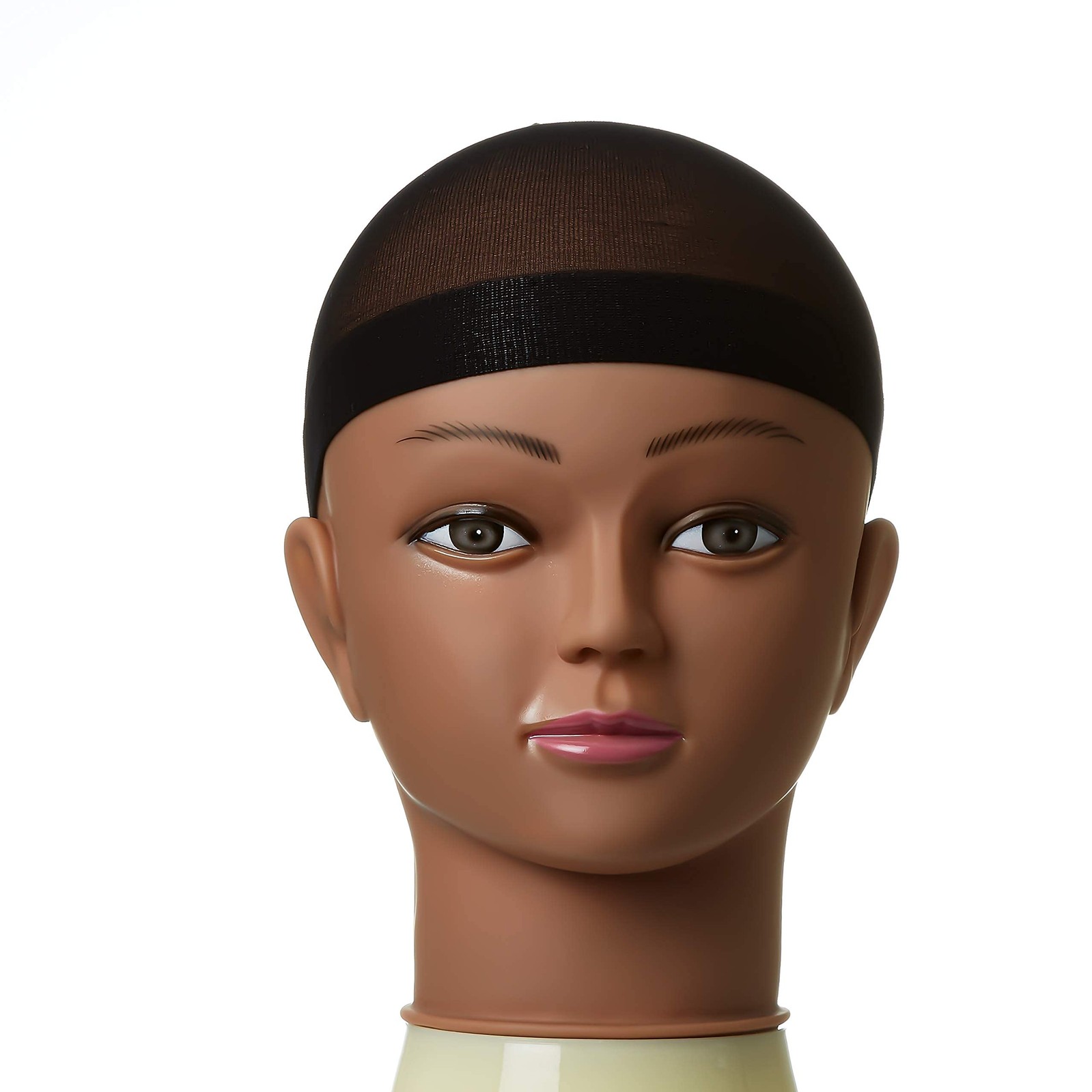 Red by Kiss Stocking Jumbo Wig Caps 2PCS Black