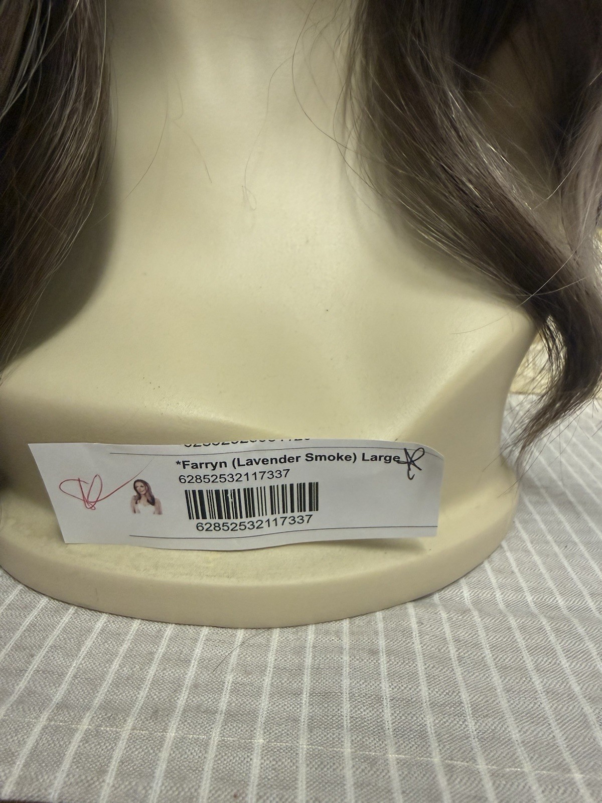 Chelsey Smith Crowns Farryn Lavender Smoke Large Wig EUC With Satin Bag & Box