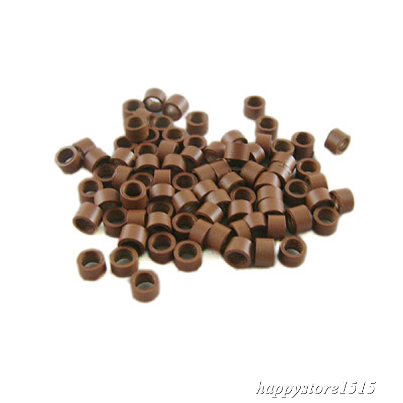 4mm Micro Ring Beads Links For Stick Tip Human Hair Extensions Feather Hair 1000