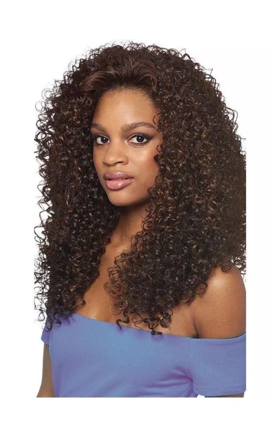 DOMINICAN CURLY BUNDLE HAIR – OUTRE BATIK QUICK WEAVE SYNTHETIC HALF WIG DR30