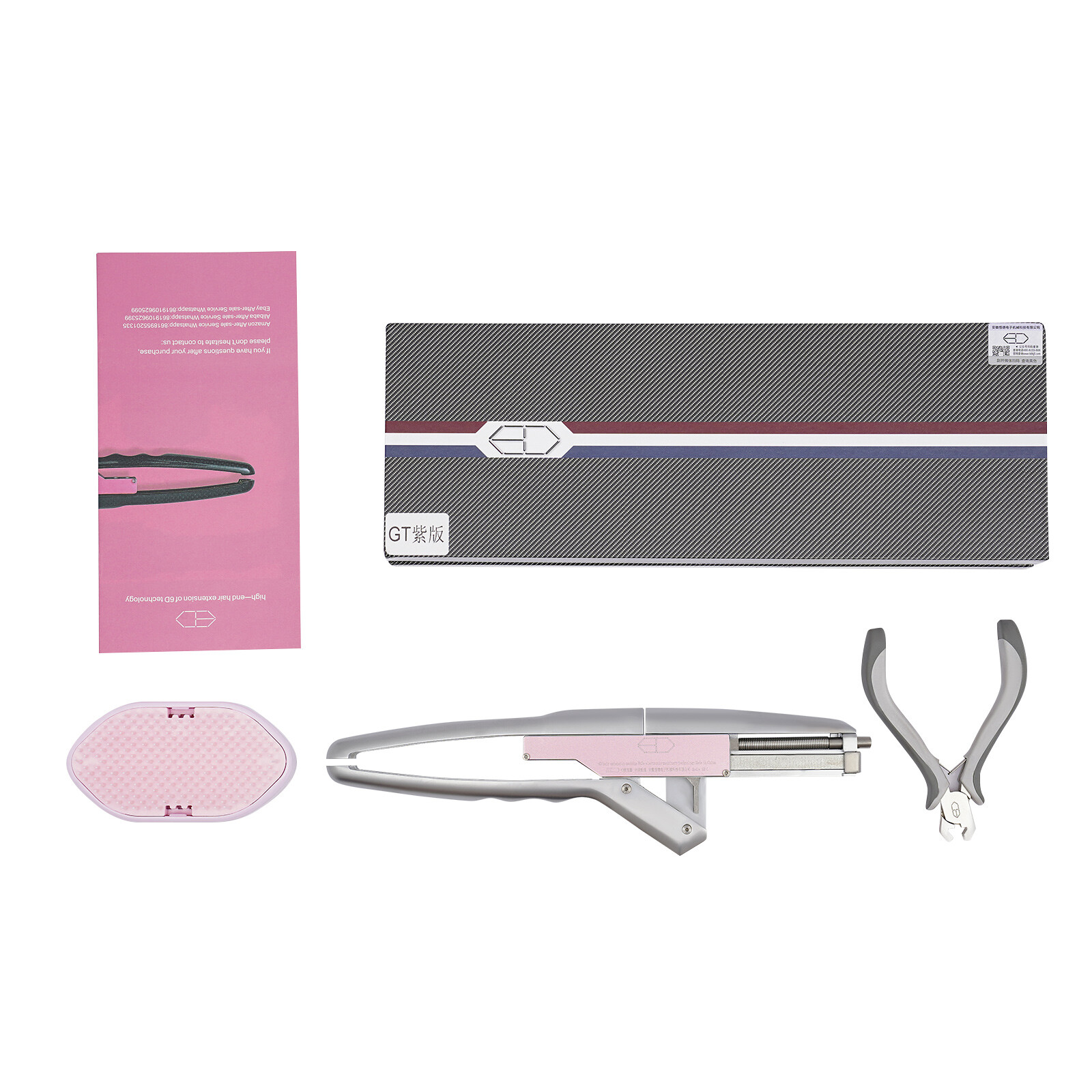 6D Extension Machine Natural Human Hair Connector Kit Last Up To 6 Months