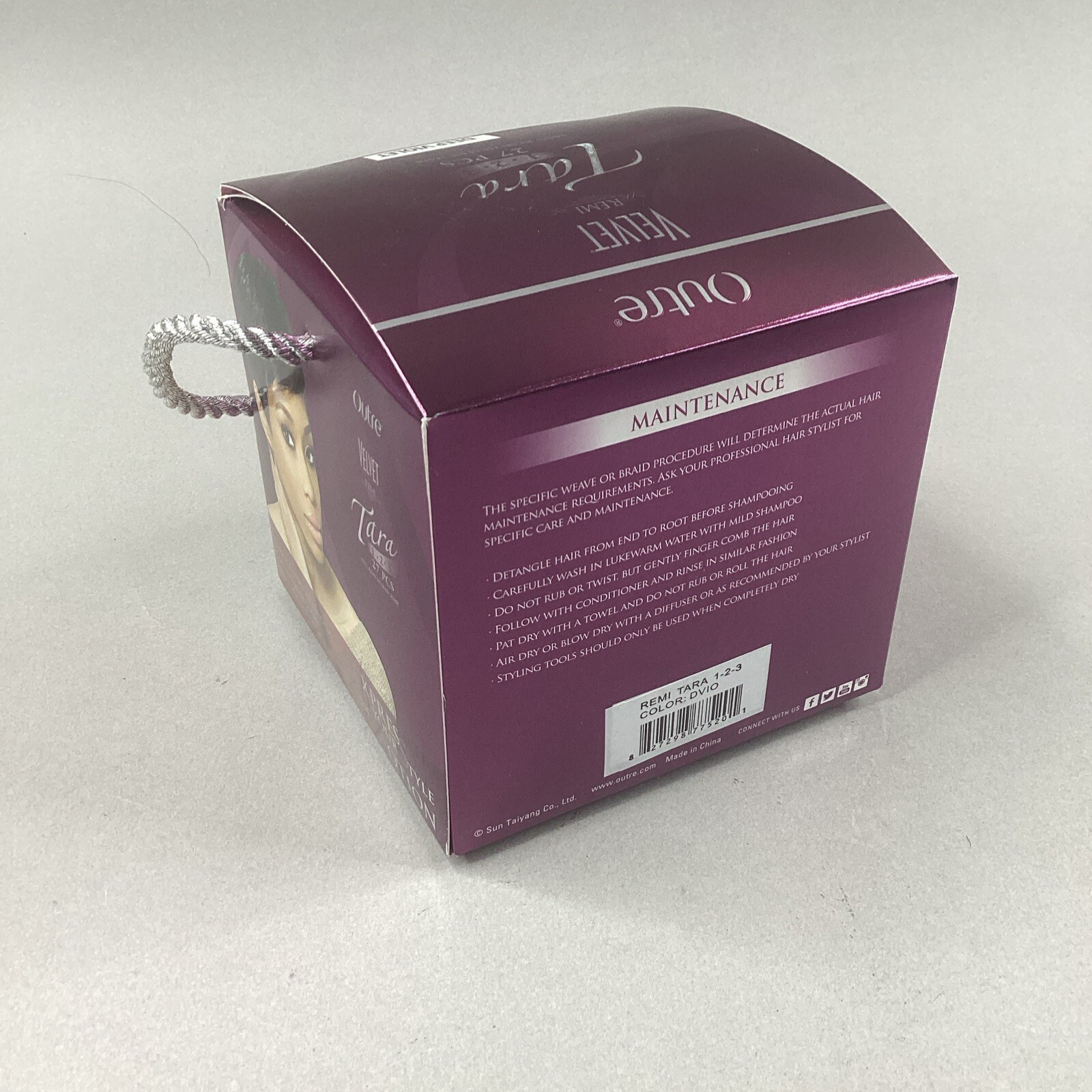 Tara 1-2-3 27PCS Closure Included #Deep Violet 100% Remi Human Hair