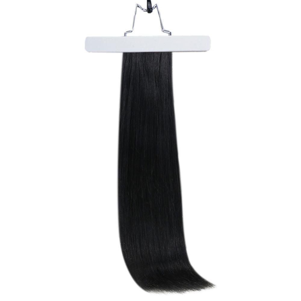 Sunny Hair WEFT 16in Ebony Pure Black Human Hair Extensions HW_1_16_100G