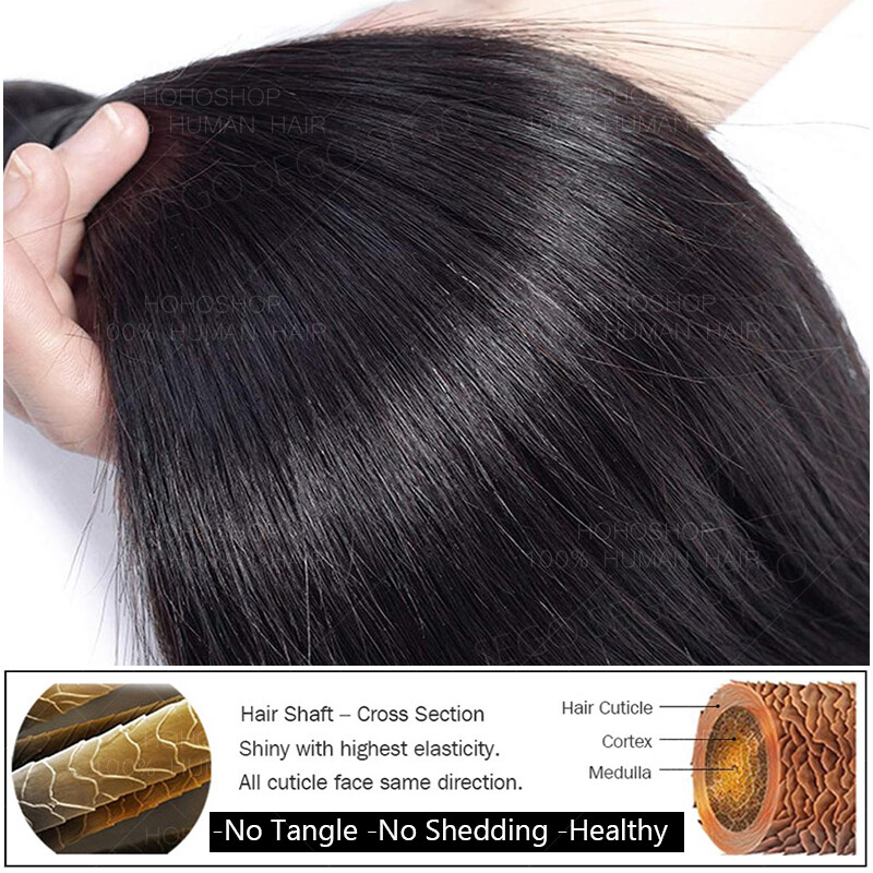 U Part One Piece THICK Clip In Human Hair Extensions V-Shape Full Head Weft 100G