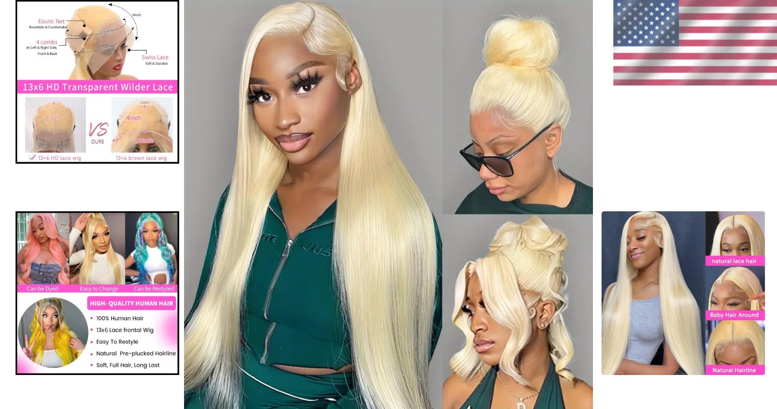 613 Blonde Wig Human Hair – Ideal for Daily Wear and Styling
