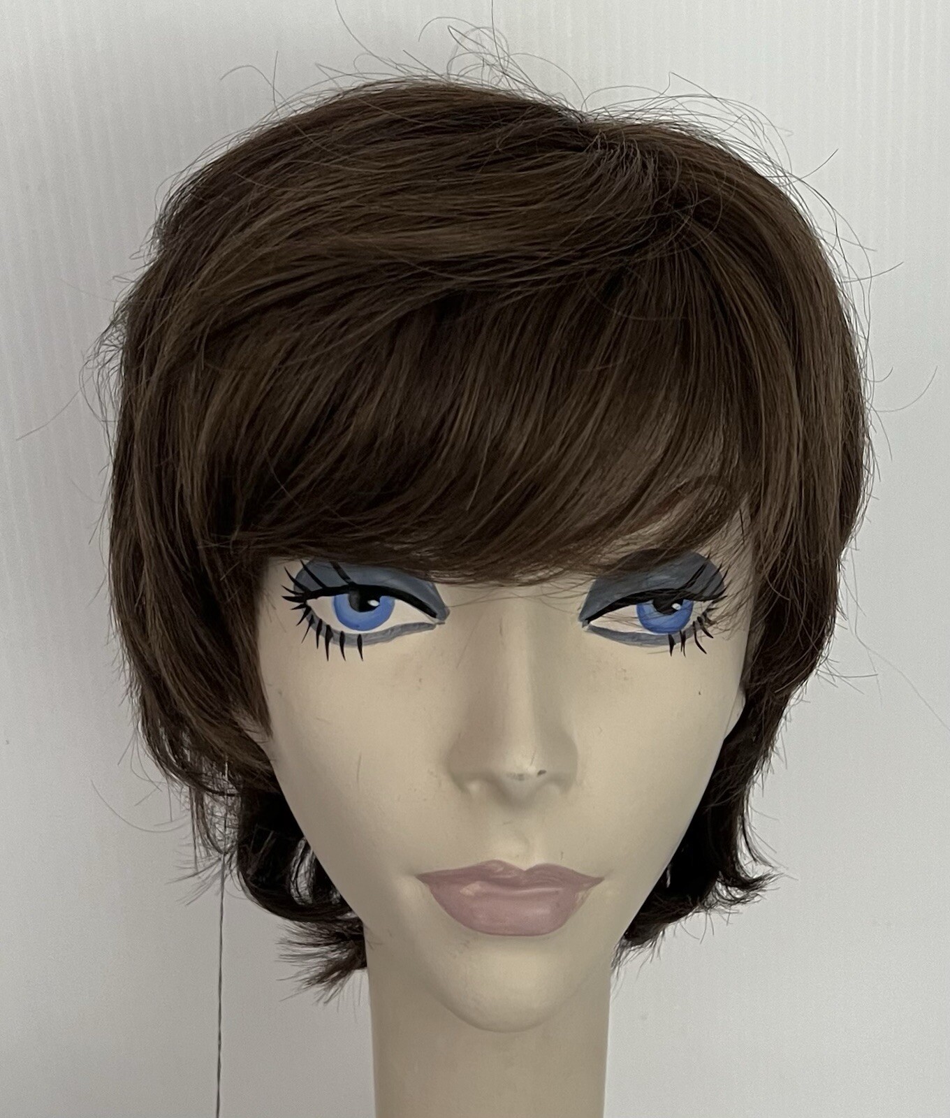 NWT! JACQUELYN Wig HUMAN HAIR Blend SANDRA 12-7 MEDIUM BROWN • Monofilament Top
