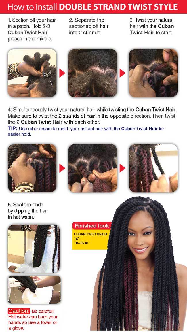 Freetress Equal Cuban Double Strand Style TWIST BRAID 12″-24″