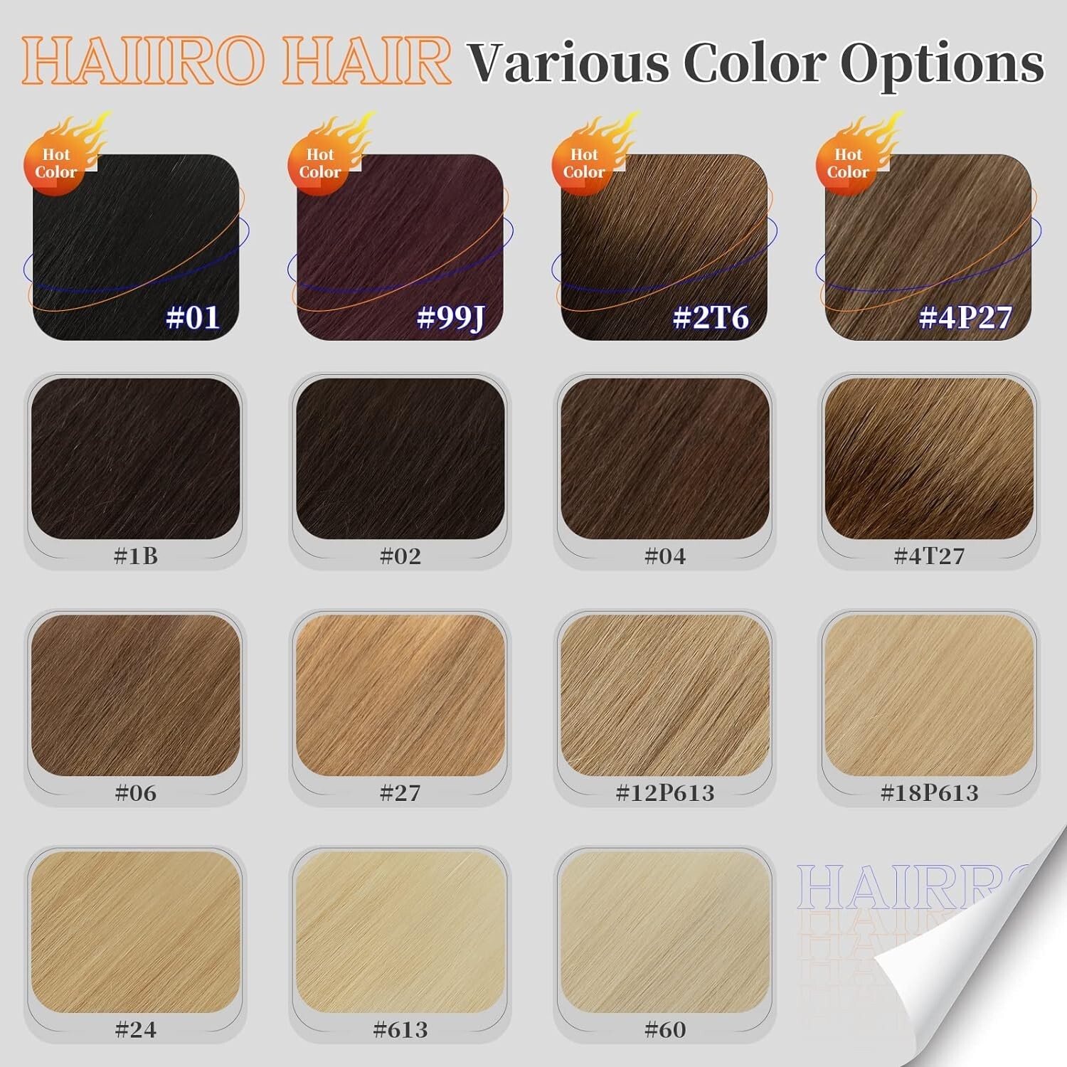 Hairro Microlinks Hair Extensions Human Hair 20 inch 50g 100 Strands #01 Black