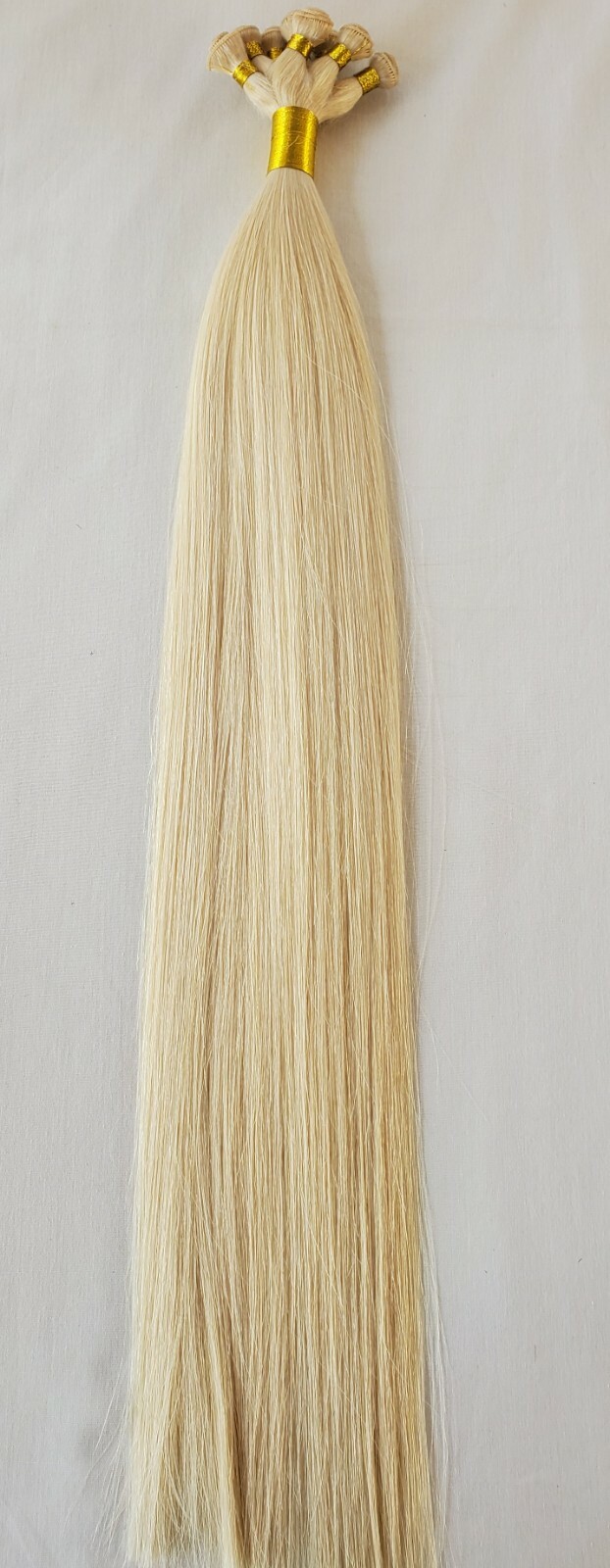 18″, 20″, 22″ Hand-Tied Weft, 100 grams, Human Remy Hair Extensions # 60