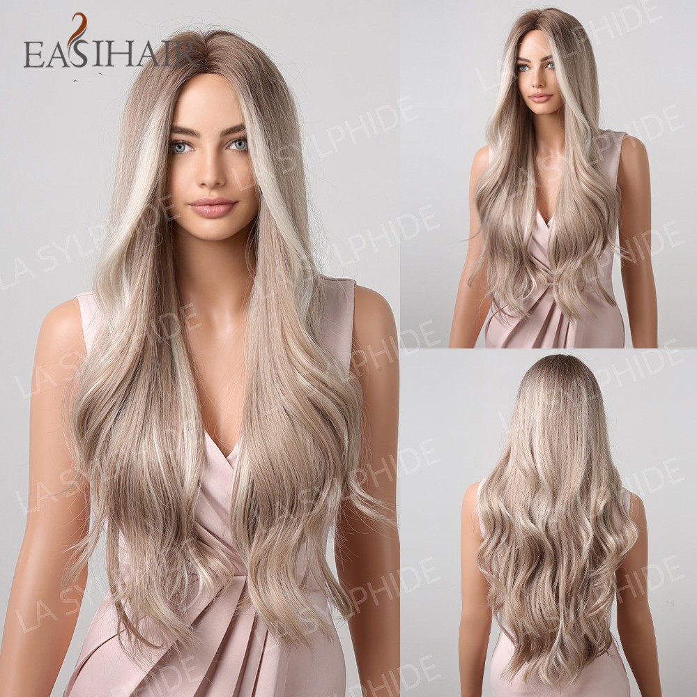 Trendy Multi-color Optional Long Curly Wig for Women Synthetic New Arrival Full