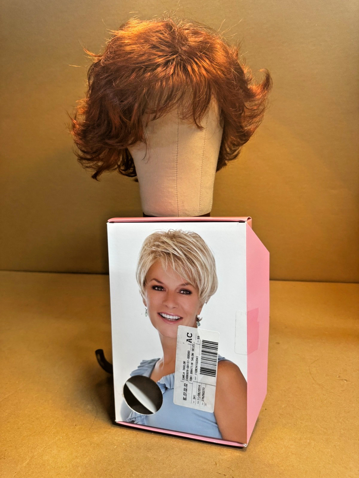 Toni brattin marvelous wig in RED Copper Sexy synthetic  Good Quality. #3 gypsey