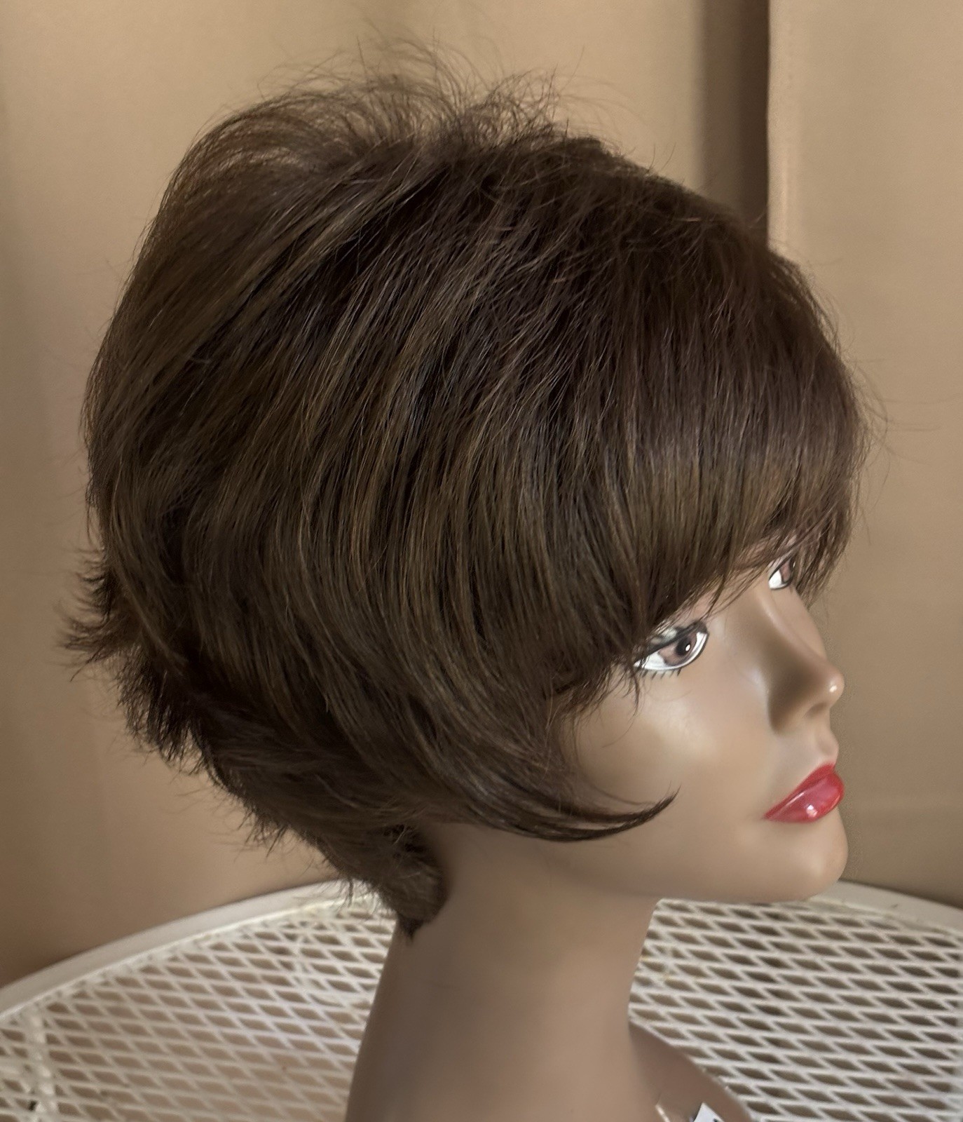 Euronext Wig Synthetic Wig Ginger Brown Sz Average Layered Razor Cut Z-5