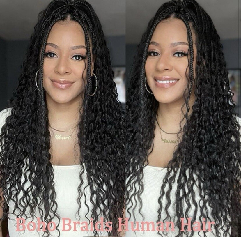 Human Hair For Braiding 100gm 20inch Deep Curly Bulk(2bundles/pack)Reg Price$70