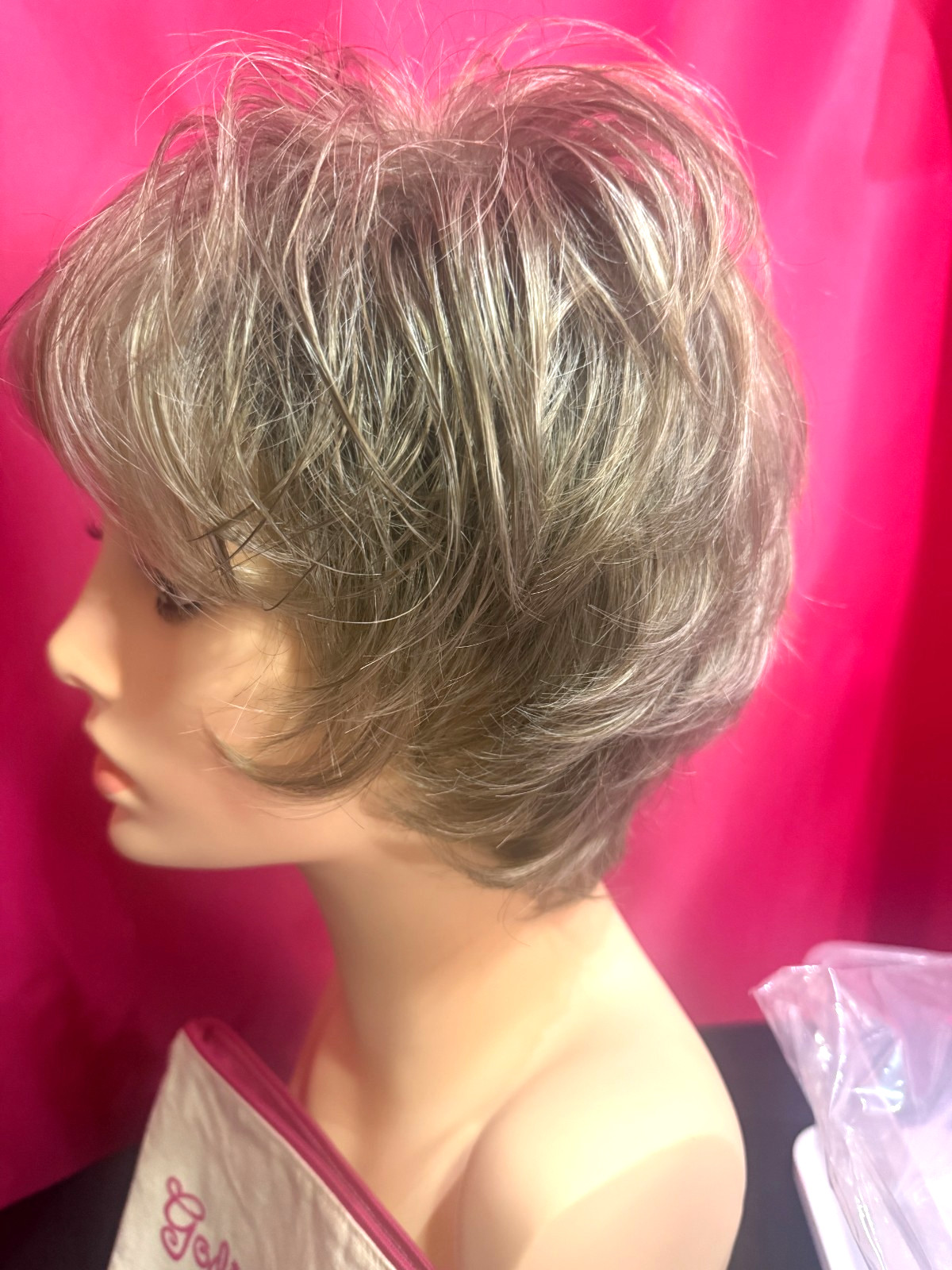 Godiva’s Secret Wig “Kim” Frosted Taupe LARGE CAP