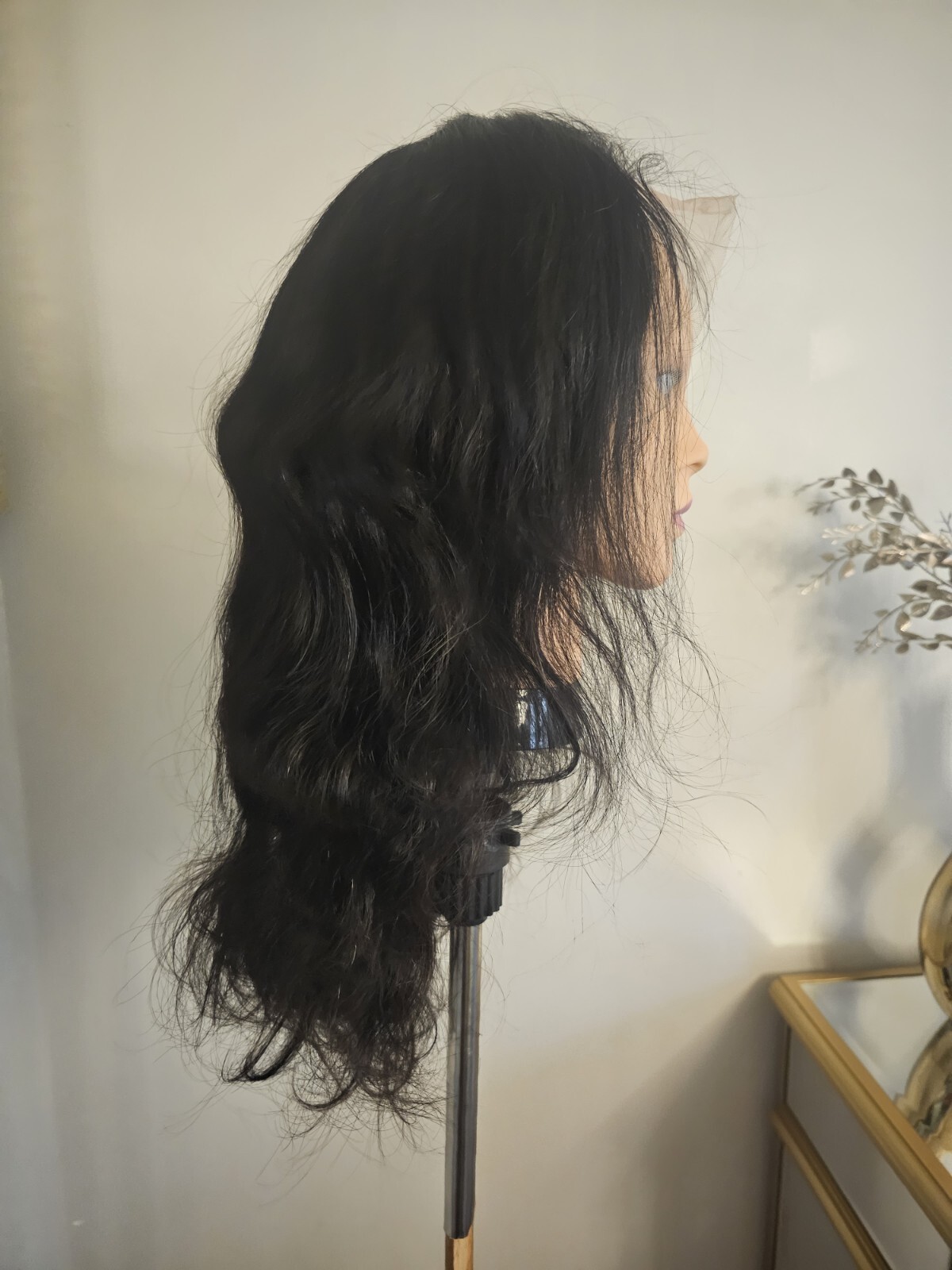 High Quality regular Top 20 to 22″ straight 100% Virgin Human Hair Lace Wig
