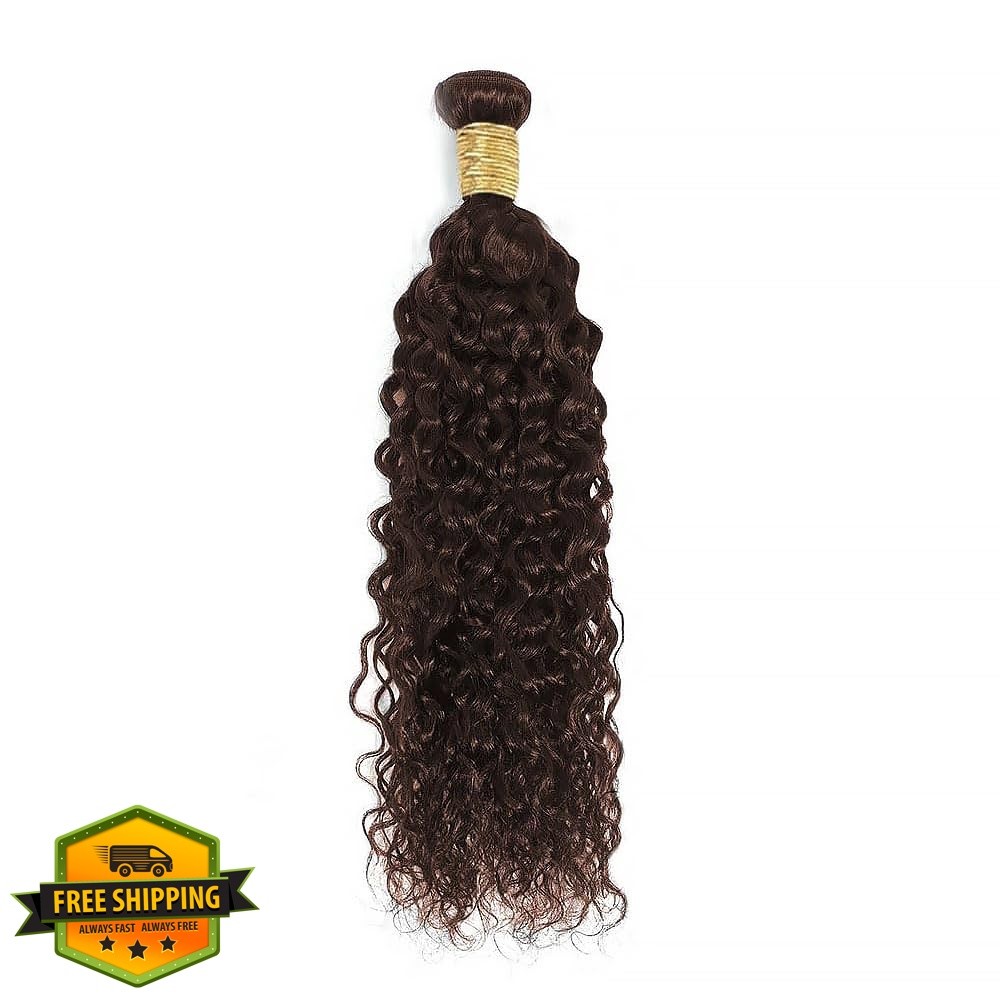 JUIOKAOO #4 Chocolate Brown Water Wave 32 Inch Bundle