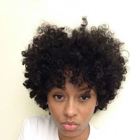 Short Afro Curly Black Wigs Pixie Cut Synthetic Wig for African American Women