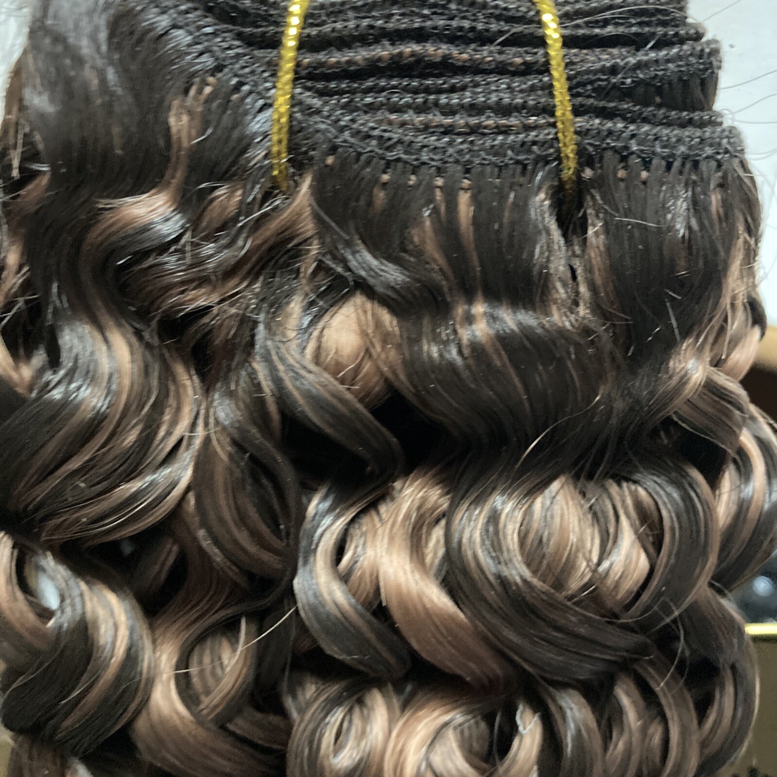 1 Pack Most Advanced Synthetic Wavy Hair Extensions Tangle Free 14″ Color F4/30