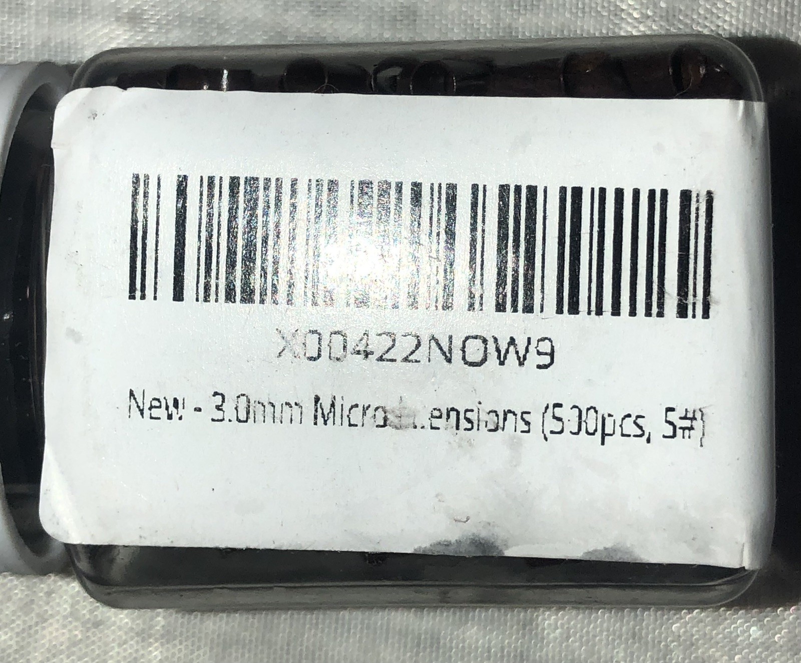 3.0mm Micro Link Beads Copper Tubes (500pcs, 5#)