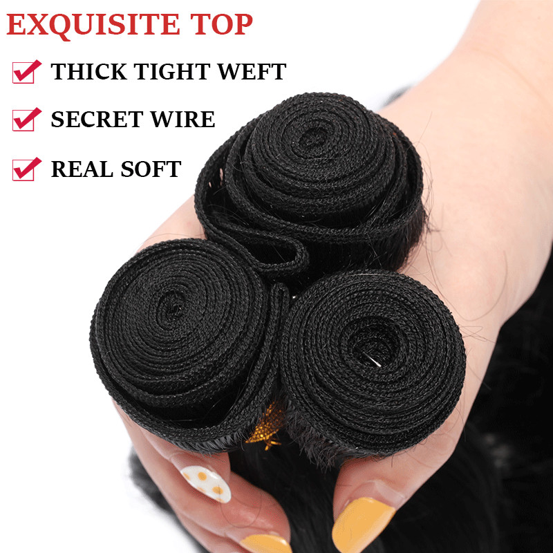 Brazilian Body Wave 100% Soft Hair Piece 3 Bundles 300g As Human Hair Extensions