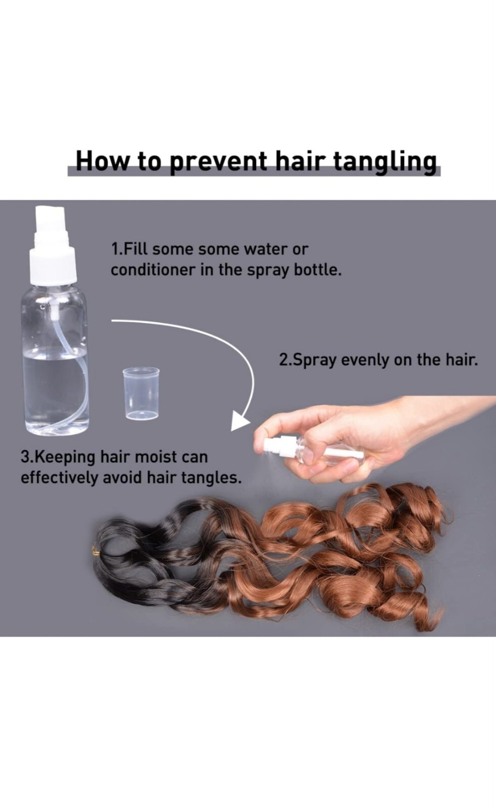 Curly Braiding Hair 8 packs Spanish Curly Braiding Hair P27/33 Bouncy…