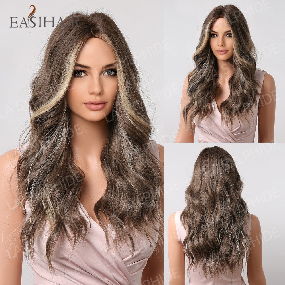Trendy Multi-color Optional Long Curly Wig for Women Synthetic New Arrival Full