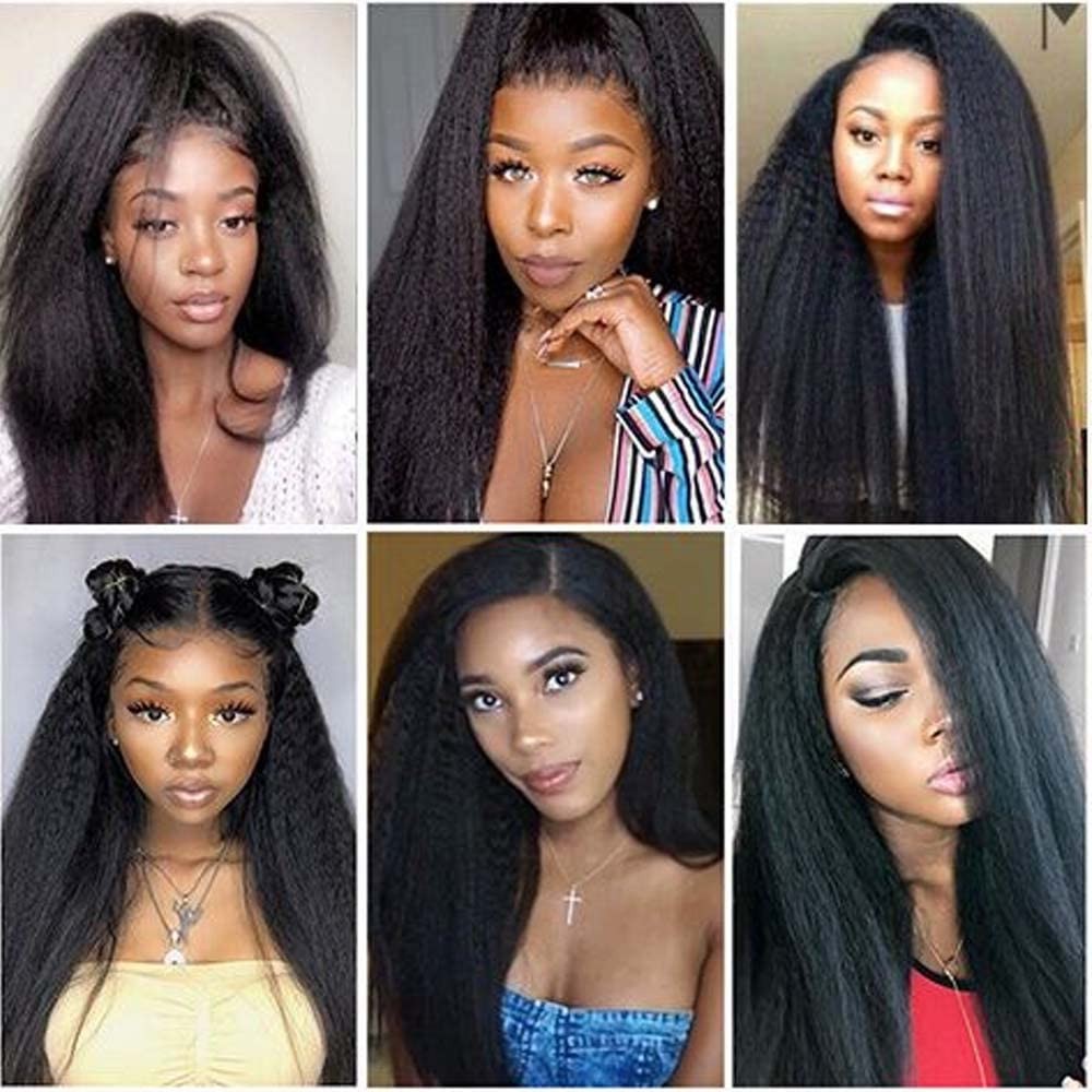 Mamart Yaki Straight Human Hair Weave Bundles Kinky Straigh Bundles 26 28 30
