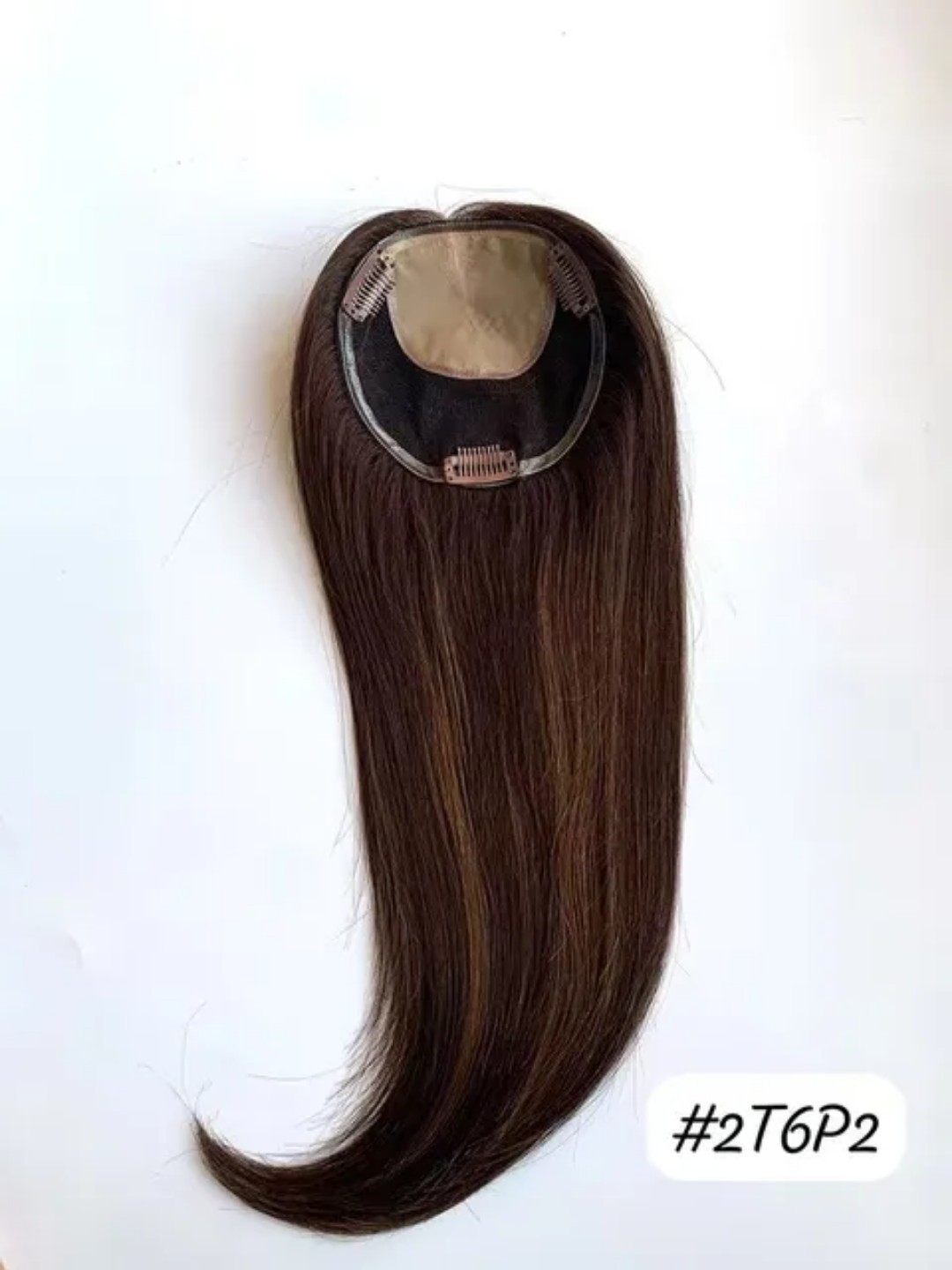 High Quality European Human Hair Topper – Silk Base – Remy Hair – Natural…