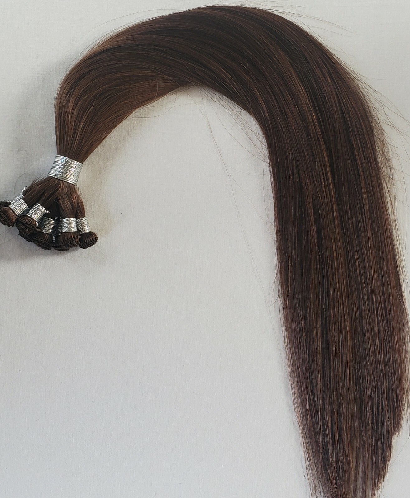 18″, 20″, 22″ Hand-Tied Weft, 100 grams, Human Remy Hair Extensions # 3