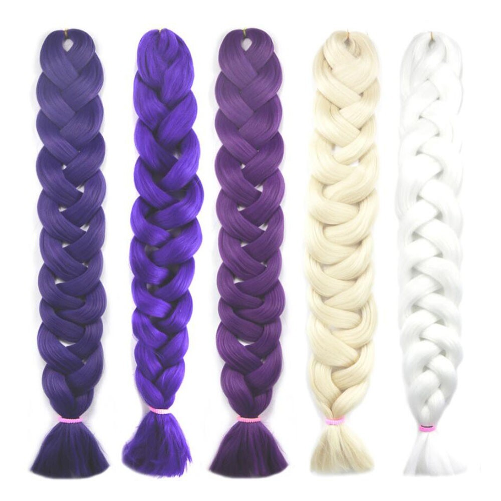 82″ Kanekalon Long Straight Synthetic Hair Braid Afro African Twist Jumbo Braids
