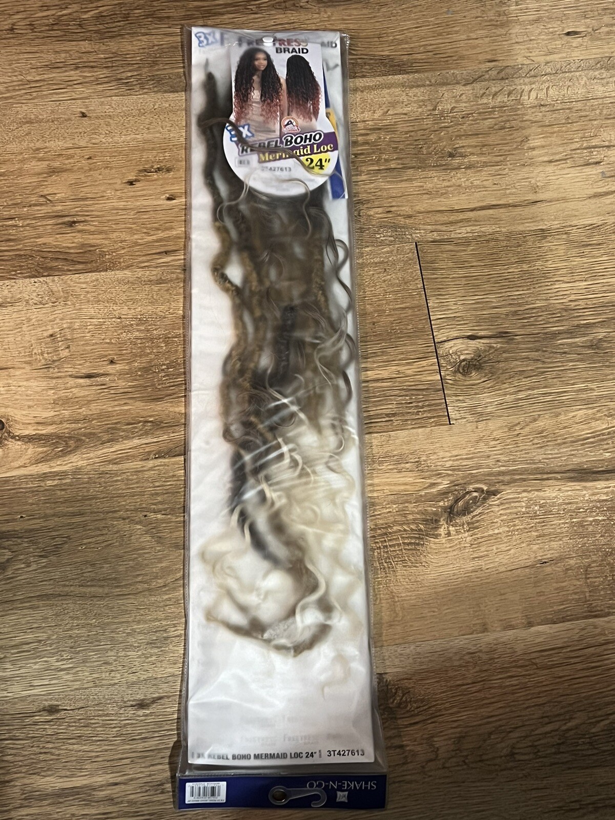 Shake N Go Freetress Syn.Braids – 3x Rebel Boho Mermaid Loc 24″ 7 Pieces *READ*