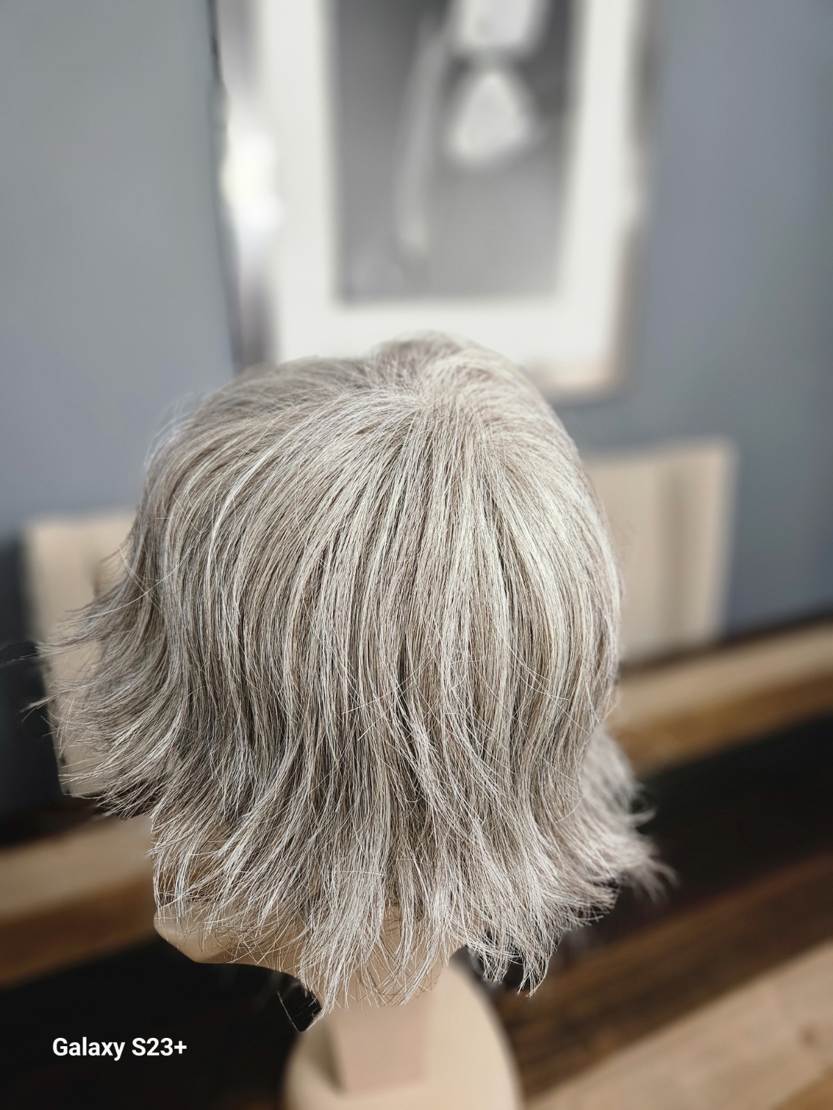 Rene of Paris Layered Wavy Synthetic Wig Gray Classic Cap Heat-Resistant Women