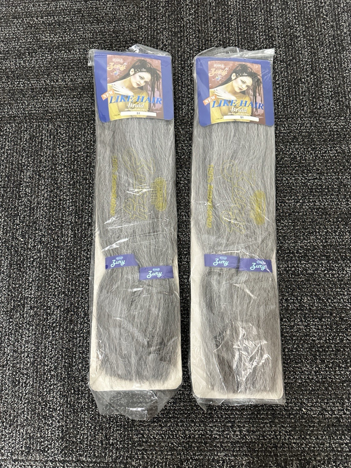 Set Of 2 ROYAL IMEX Hair 100% Kanekalon Fiber Brand New In Package Color 51