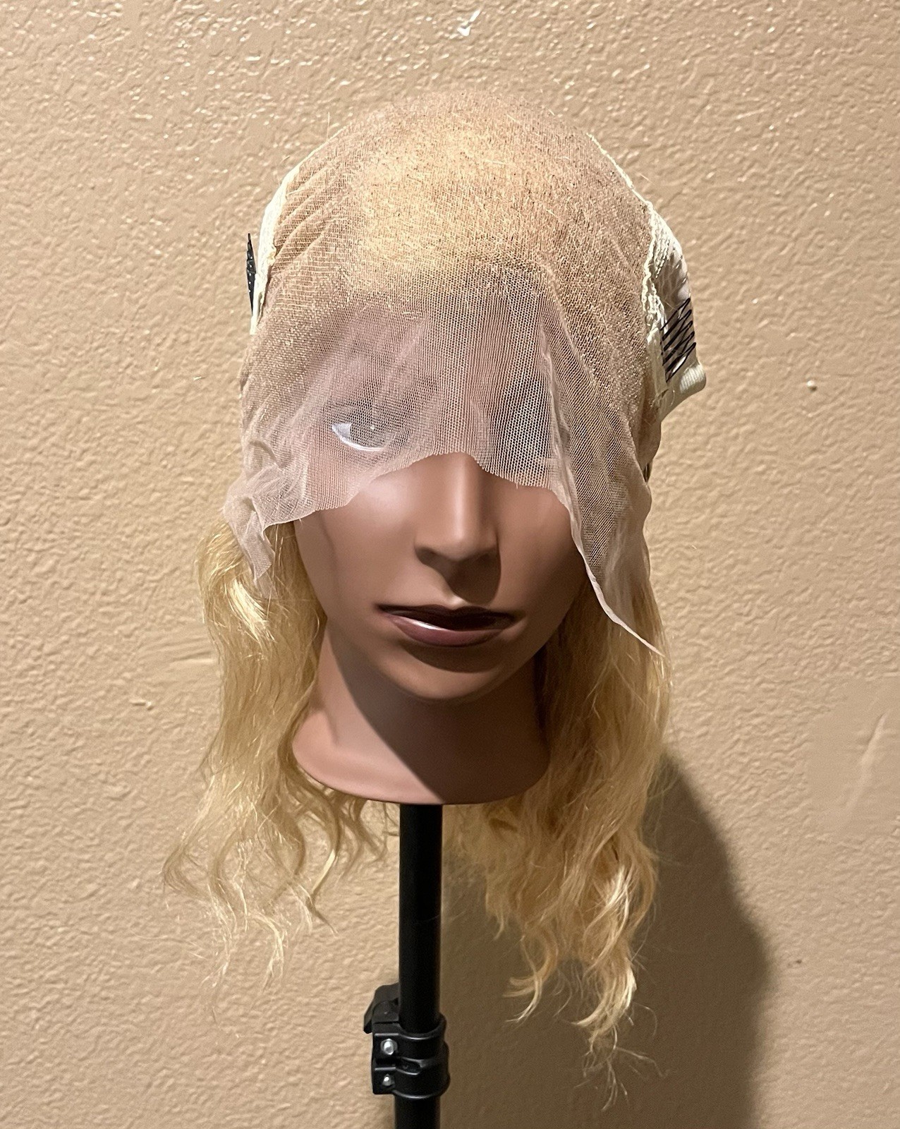 NEW Blonde Human Hair Blend 13×6 Lace Front Wig | 14–16” Shoulder Length