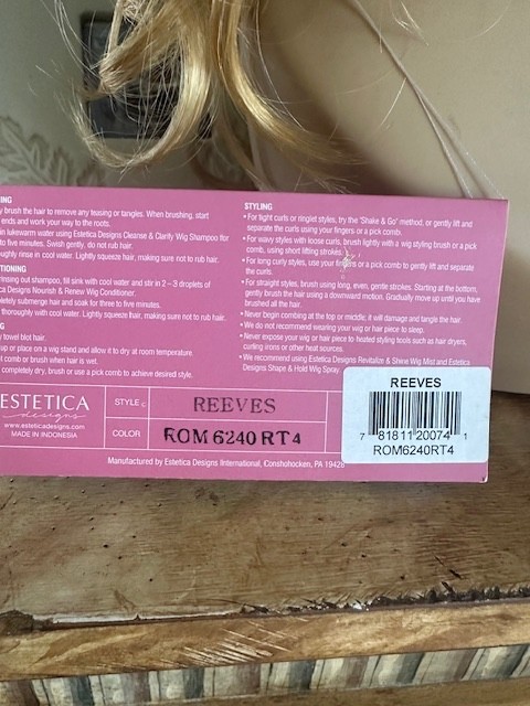 Estetica Wig Reeves New With Tags In Color ROM 6240 RT 4