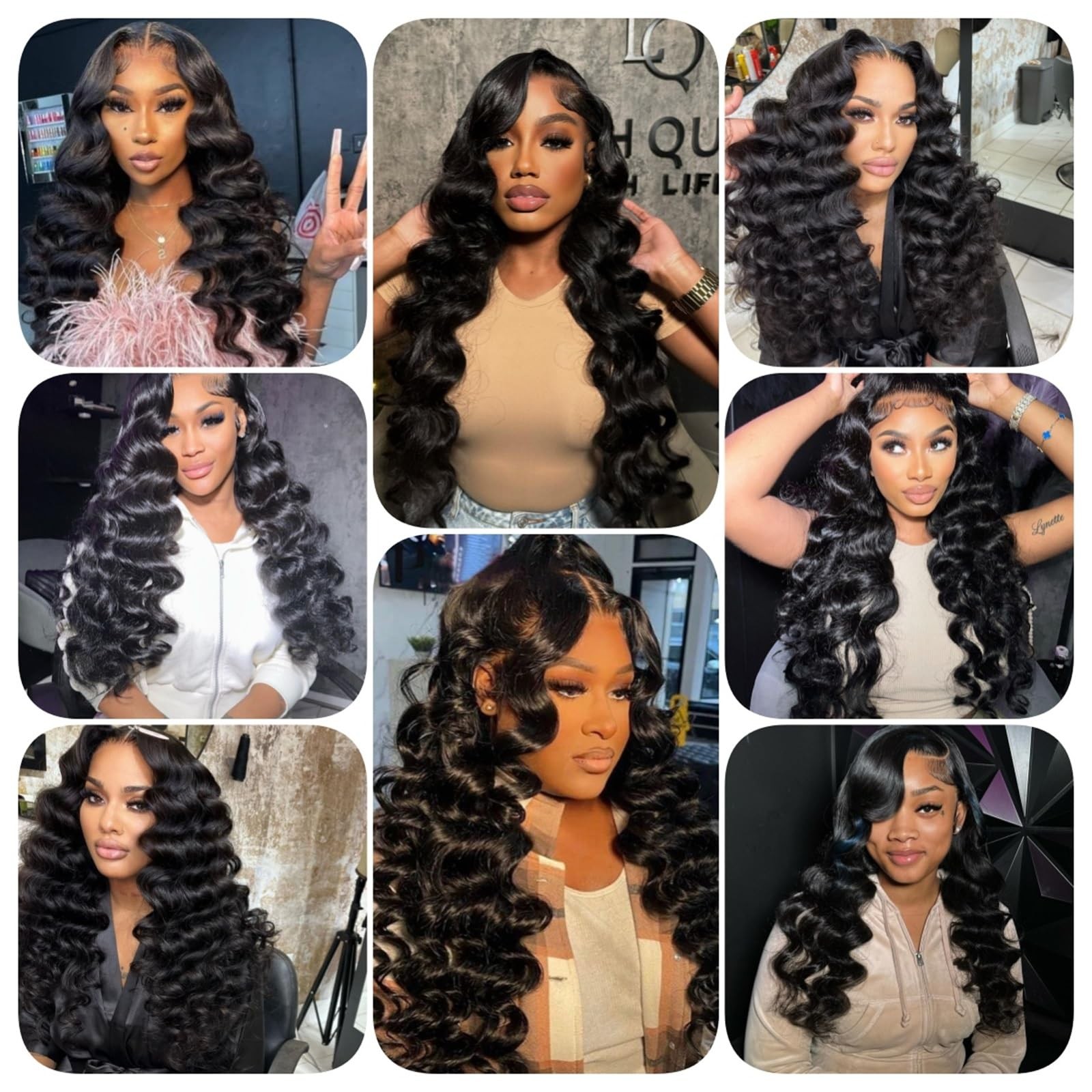 Elee’S Hair 18A Loose Wave Bundles Human Hair 5X5 Hd Lace Closure 14 16 18 14