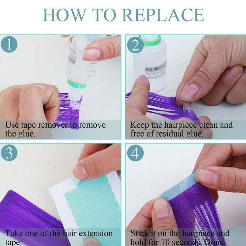 US Hair Tape for Tape in Hair Extensions Glue Super Adhesive Tapes Replacement
