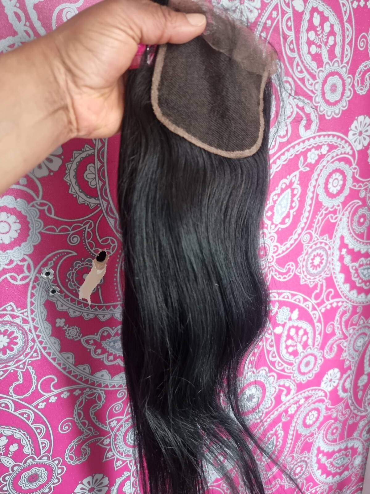 12A JET BLACK COLOR 1# BRAZILIAN VIRGIN HAIR STRAIGHT 26+22INCH 4X4 CLOSURE 150g