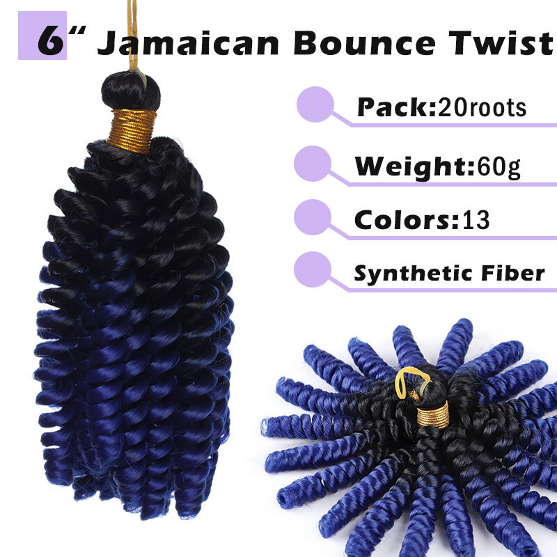 Jamaican Bounce Curly Crochet Braids Toni Curls Hair Extensions Real As Human
