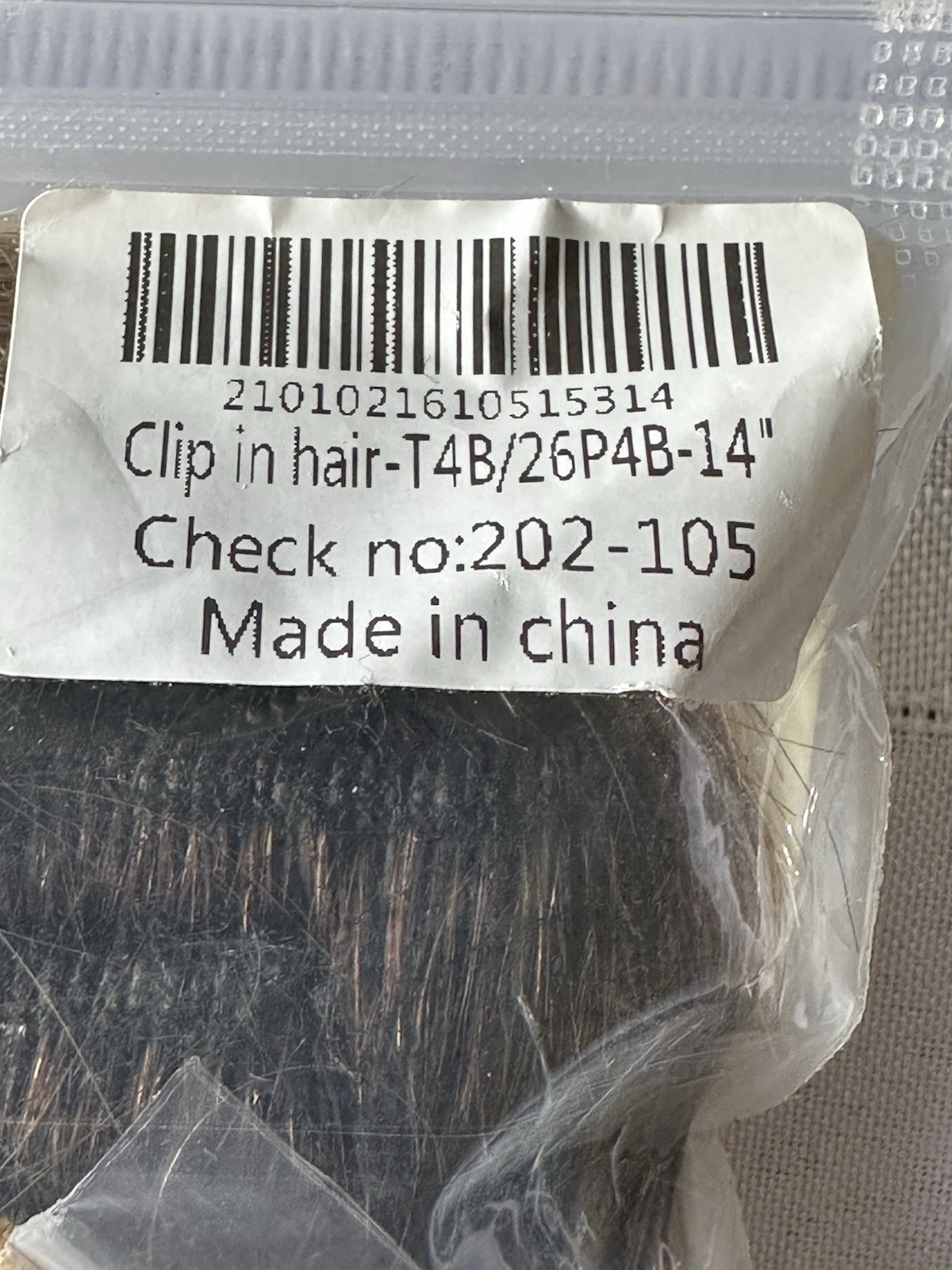 GOO GOO Clip In Human Hair Extensions 14in, Chocolate Brown To Honey Blond