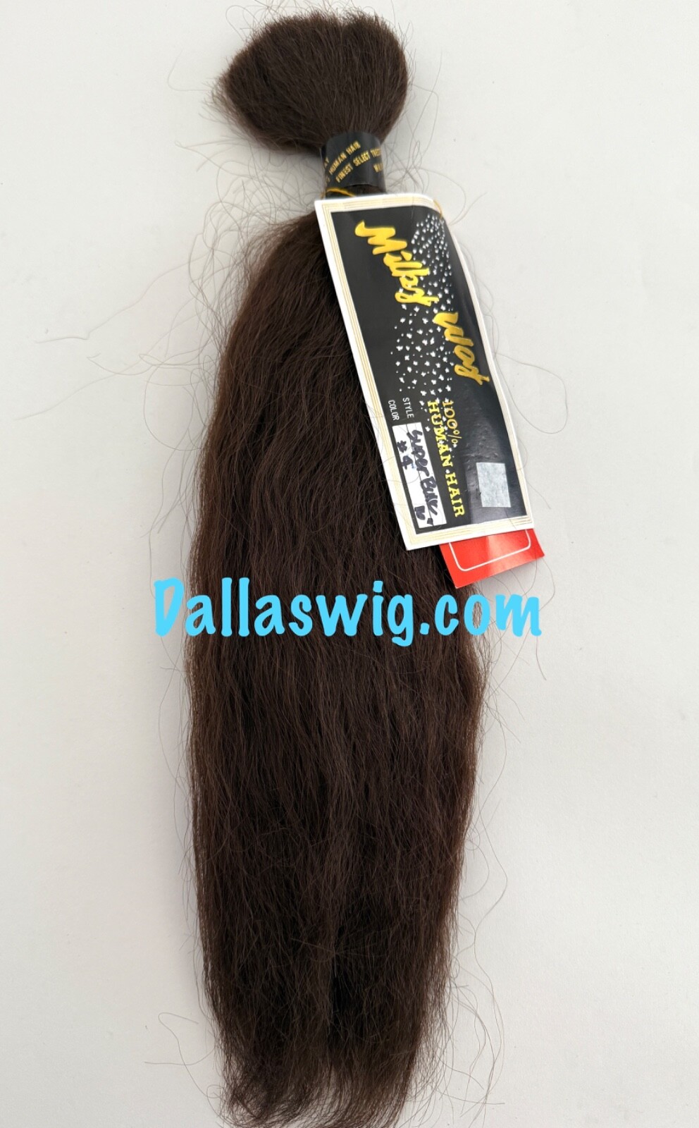 Closeout Milky Way 100% Human Soft Super Bulk SB 16″ Bulk Braiding Hair