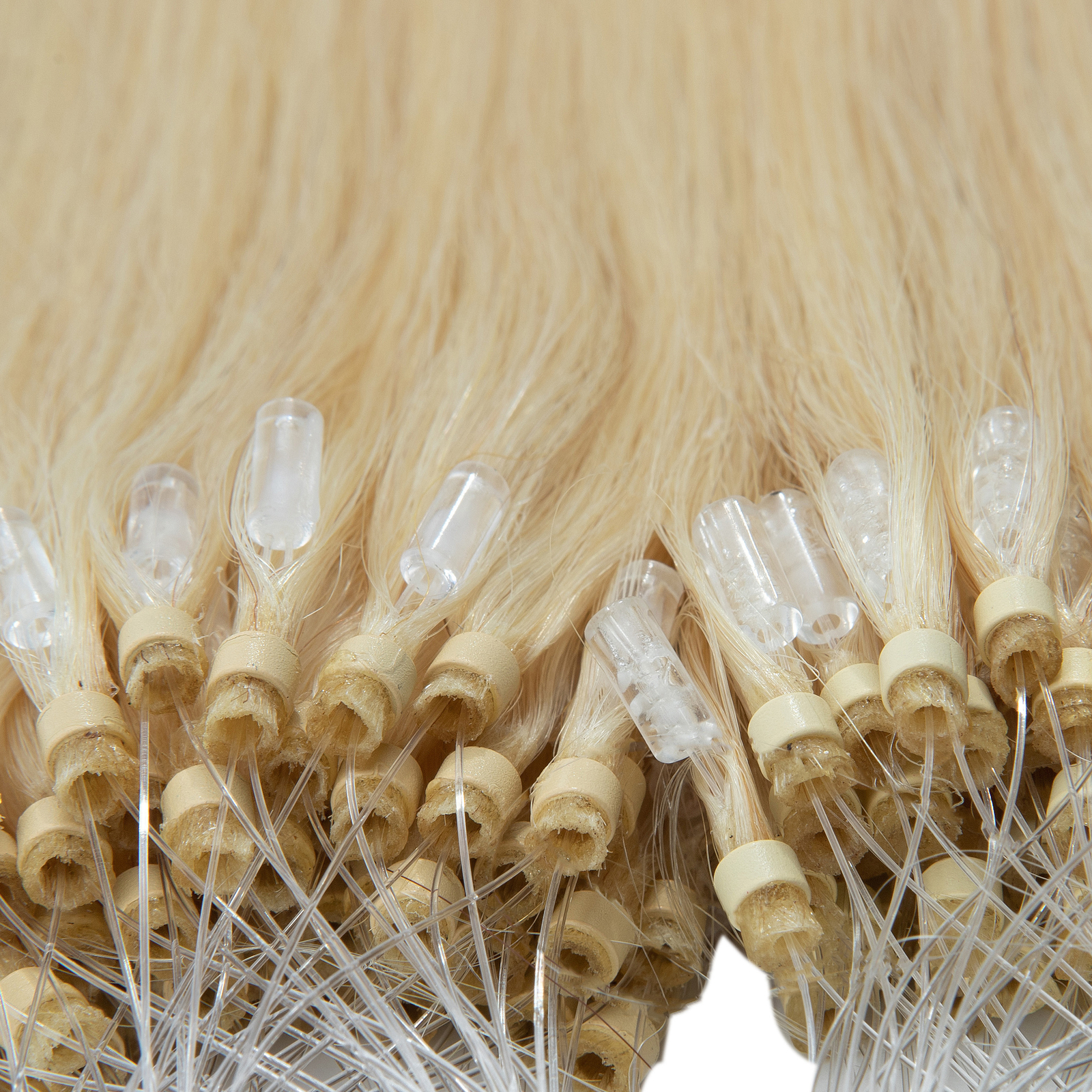 300 Strands Stick Pre Bonded Micro Loop Ring Remy Human Hair Extensions Balayage
